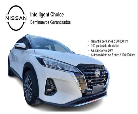 2022 Nissan KICKS 5 PTS EXCLUSIVE 16L TA AAC AUT PIEL GPS RA-17 in Torreón, Coahuila de Zaragoza, México - Nissan Alameda Reforma
