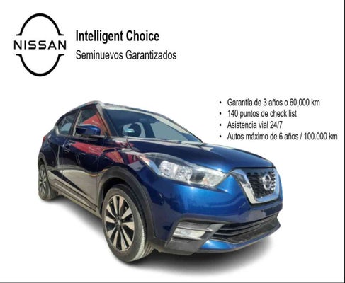 2020 Nissan KICKS 5 PTS EXCLUSIVE 16L TA AAC AUT PIEL VE GPS RA-17 in Torreón, Coahuila de Zaragoza, México - Nissan Alameda Reforma
